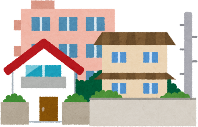 Peaceful Residential Street Illustration