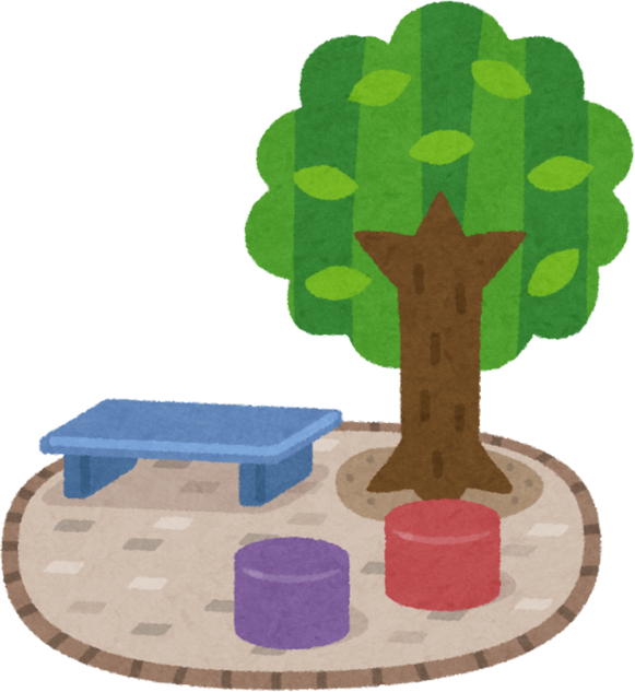 Illustration of a Small Urban Pocket Park